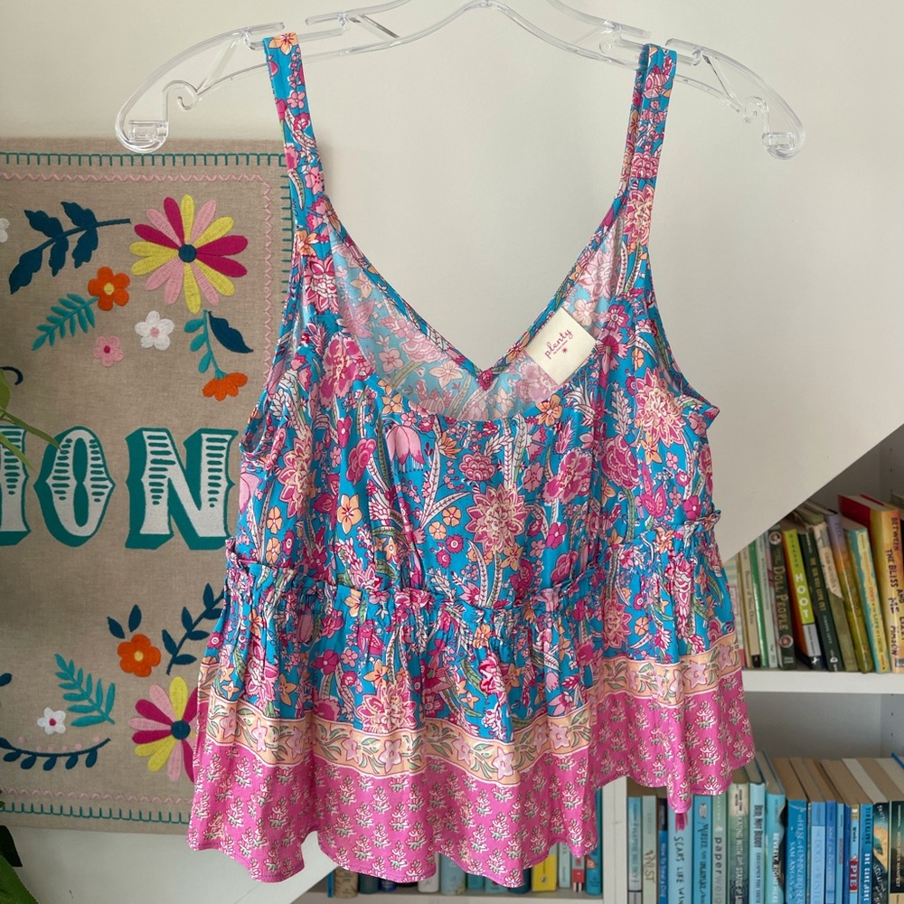 Anthropologie Patterned Top Size Xs - image 1